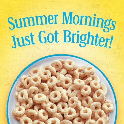 General Mills Frosted Lemon Cheerios Large Size Cereal Perspective: right