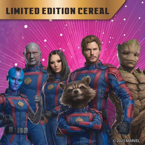 Marvel Studios’ Guardians of the Galaxy Vol. 3 Limited Edition Chocolate and Marshmallow Cereal Perspective: right