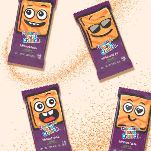 Cinnamon Toast Crunch Soft Baked Oat Bars Perspective: right