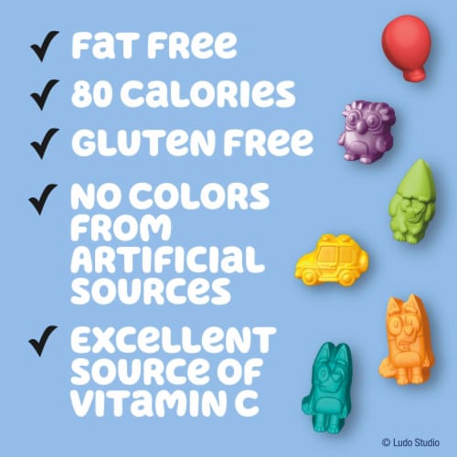 Bluey Gluten Free Fruit Flavored Snacks Perspective: right