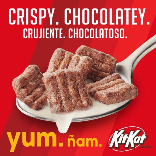 General Mills KitKat Chocolatey Cereal Perspective: right