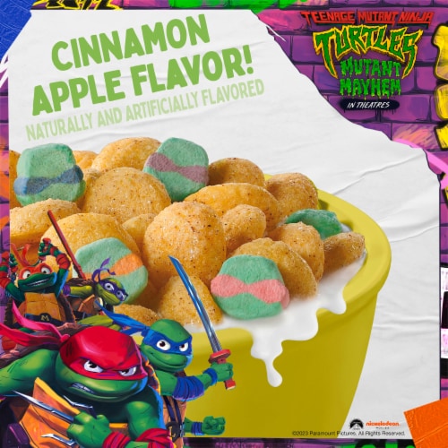 Teenage Mutant Ninja Turtles Mutant Mayhem Cereal Perspective: right