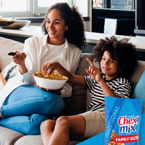 Chex Mix Traditional Family Size Savory Snack Mix Perspective: right