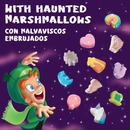 General Mills Chocolate Lucky Charms Halloween Cereal Perspective: right