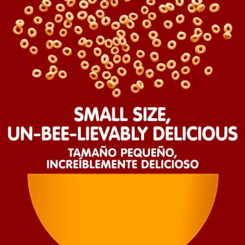 Honey Nut Cheerios Minis Breakfast Cereal Perspective: right