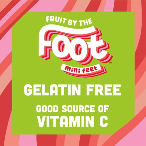 Fruit By The Foot Mini Feet Berry Tie-Dye Fruit Flavored Snacks Valentine's Pack Perspective: right