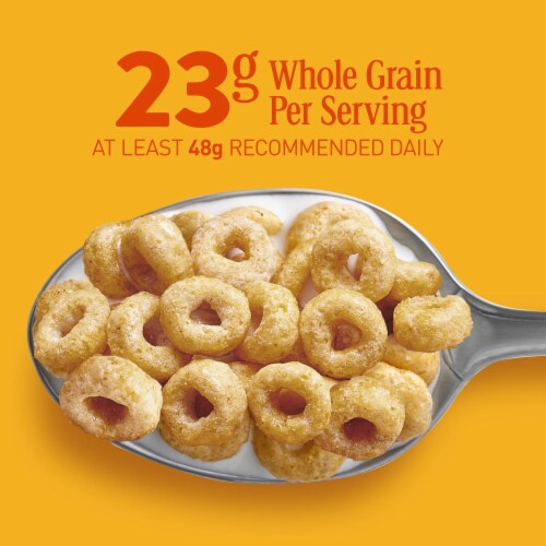 General Mills Peach Mango Cheerios Limited Edition Cereal Perspective: right