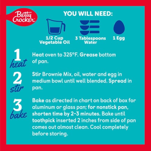 Betty Crocker Lower Sugar Double Chocolate Fudge Brownie Mix Perspective: right