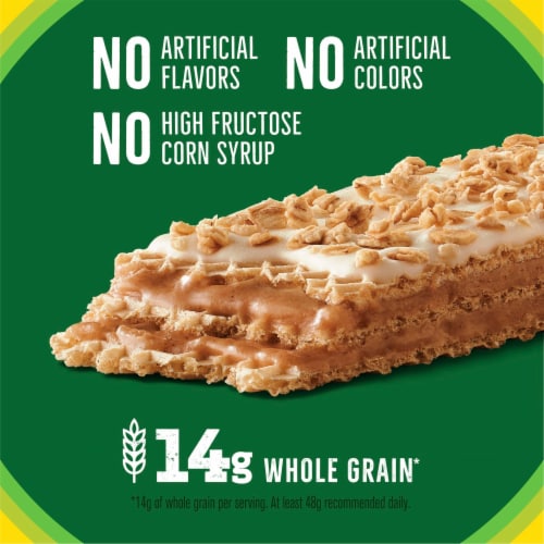 Nature Valley Crispy Creamy Wafer Bars, Honey Vanilla Flavored Snacks, Made with Whole Grain Perspective: right