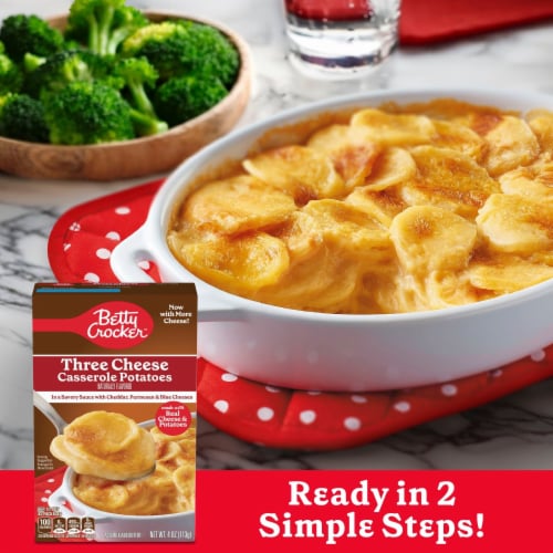 Betty Crocker Three Cheese Casserole Potatoes Perspective: right