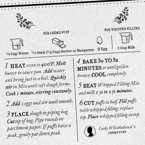 Betty Crocker Bridgerton Creme Puff Baking Kit Perspective: right