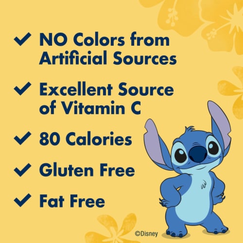 Betty Crocker Disney Stitch Fruit Flavored Snacks Perspective: right