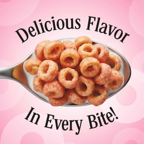 General Mills Strawberry Cheerios Protein Large Size Cereal Perspective: right