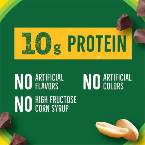 Nature Valley Creamy Protein Peanut Butter Chocolate Snack Bars Perspective: right