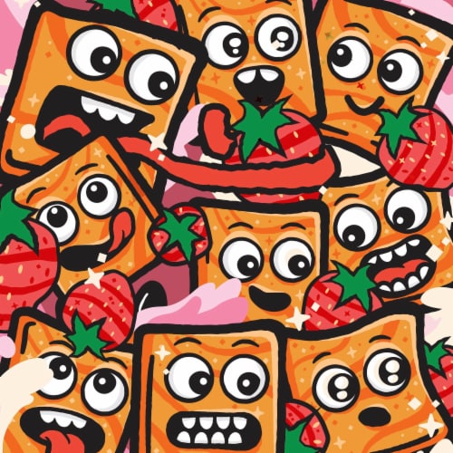 General Mills Cinnamon Toast Crunch Strawberry Cereal Perspective: right