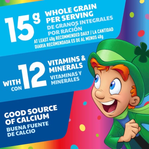General Mills Lucky Charms Rainbow Sprinkles Cereal Perspective: right