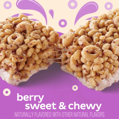 Cheerios Protein Mixed Berry Chewy Cereal Treat Bars Perspective: right