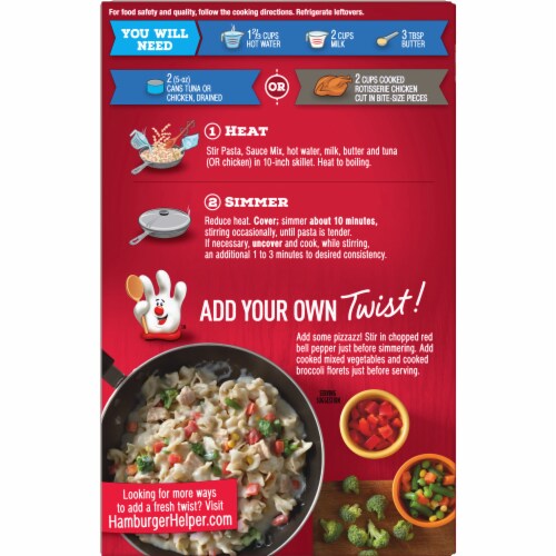 Betty Crocker Tuna Helper Creamy Pasta Perspective: right