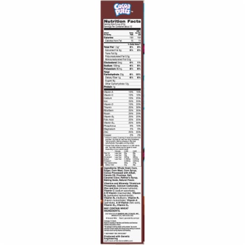 General Mills Cocoa Puffs Cereal Perspective: right