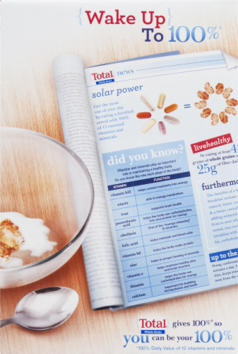 General Mills Total Whole Grain Cereal Perspective: right