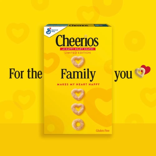 Cheerios Whole Grain Oat Gluten Free Cereal Perspective: right
