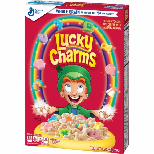 General Mills Lucky Charms Cereal Perspective: right