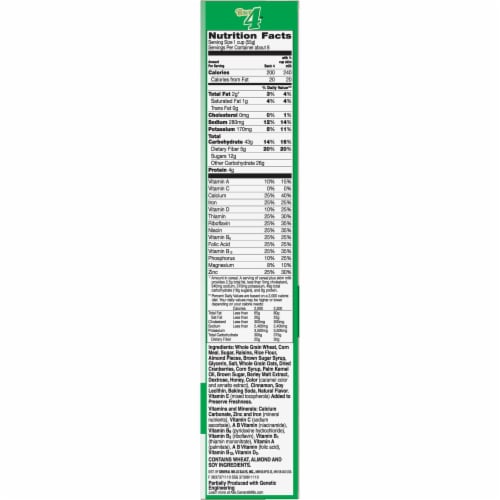 General Mills Basic 4™ Fruit & Almonds Cereal Perspective: right
