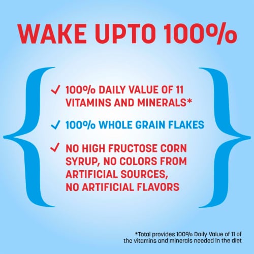 Total Whole Grain Flakes Breakfast Cereal