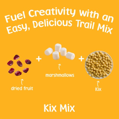 General Mills Kix Crispy Corn Puffs Cereal Perspective: right