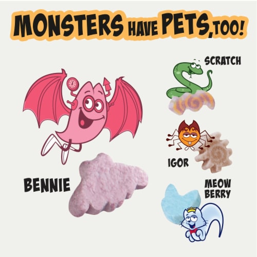 Franken Berry Halloween Breakfast Cereal Perspective: right