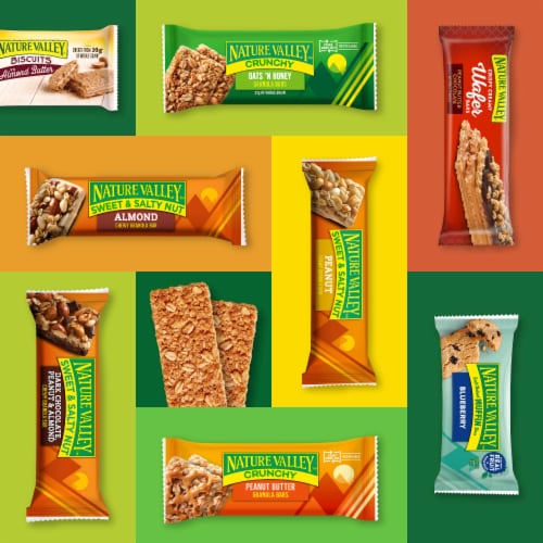Nature Valley Almond Sweet and Salty Nut Granola Bars Perspective: right