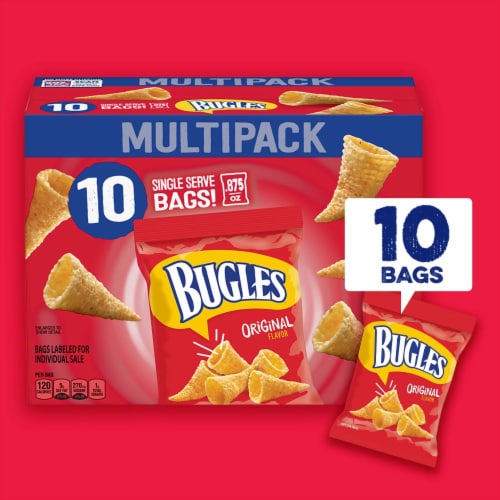 Bugles® Original Crispy Corn Snacks Multipack Perspective: right