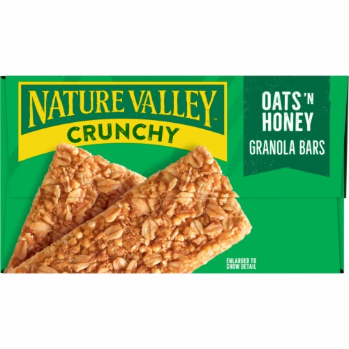 Nature Valley Crunchy Granola Bar, Oats 'N Honey - 1.5 oz pouch