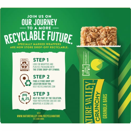 Nature Valley Oats & Dark Chocolate Crunchy Granola bars Perspective: right