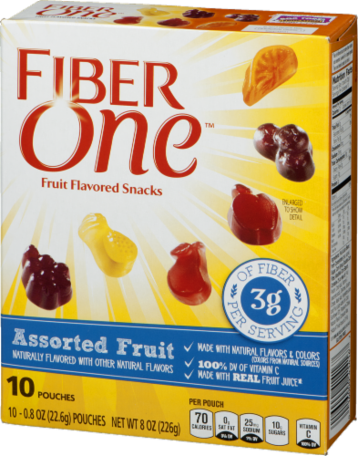 Fiber One Assorted Fruit Snacks Perspective: right