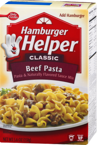 Hamburger Helper Beef Pasta Perspective: right