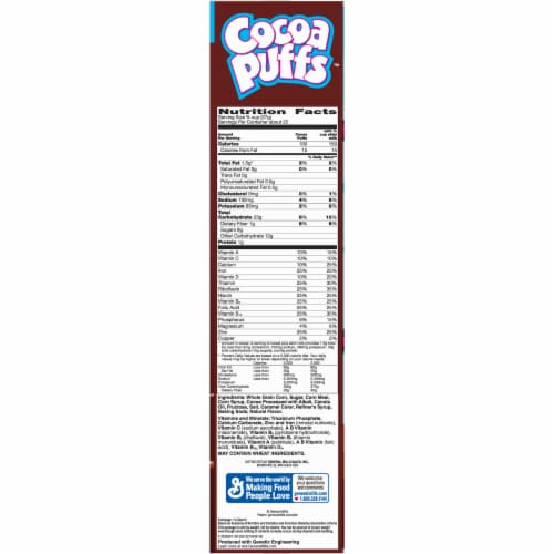 Cocoa Puffs Cereal Perspective: right