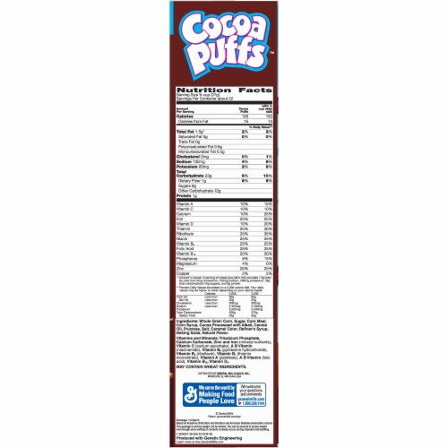 Cocoa Puffs Cereal Perspective: right