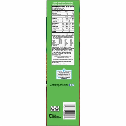Nature Valley Crunchy Oats 'n Honey Granola Bars Perspective: right