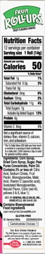 Fruit Roll-Ups Franken Berry Fruit Flavored Snacks Perspective: right