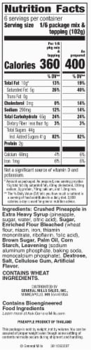 Betty Crocker Pineapple Upside-Down Cake Mix, Made With Real Pineapple, 21.5 oz. Perspective: right