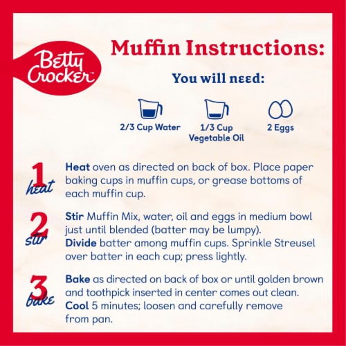 Betty Crocker™ Cinnamon Streusel Muffin and Quick Bread Mix Perspective: right