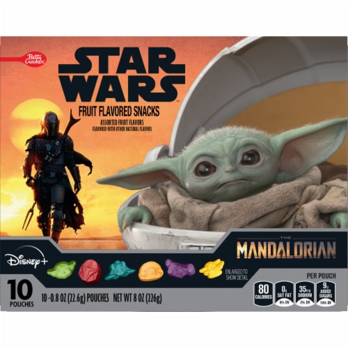 Disney Star Wars The Mandalorian Gluten Free Fruit Flavored Snacks Perspective: right