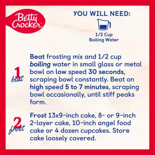 Betty Crocker™ HomeStyle Fluffy White Frosting Mix Perspective: right