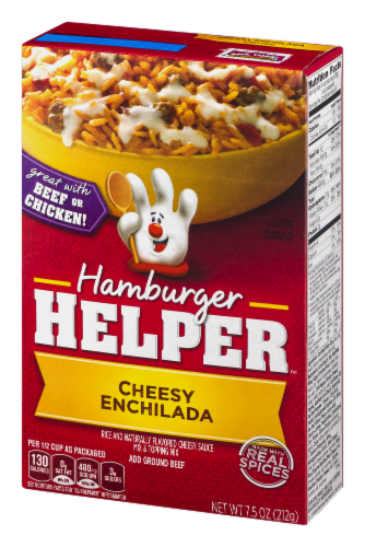 Hamburger Helper Cheesy Enchilada Perspective: right