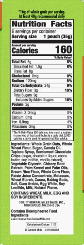 Nature Valley Backpacker Chocolate Chip Chewy Oatmeal Bites Perspective: right
