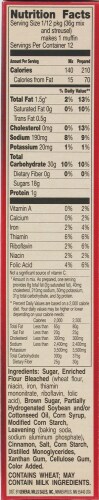 Betty Crocker Cinnamon Streusel Muffin Mix Perspective: right
