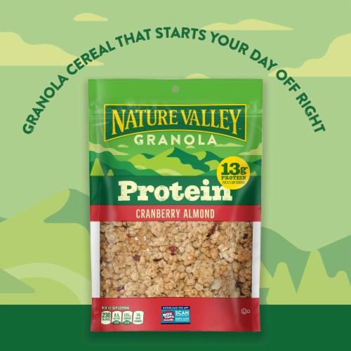 Nature Valley® Oats Cranberry Almond Protein Granola Perspective: right