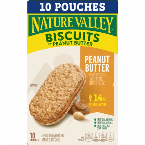 Nature Valley Peanut Butter Biscuit Sandwiches Perspective: right