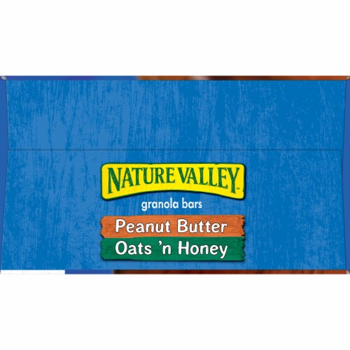 Nature Valley Crunchy Oats 'n Honey & Peanut Butter Granola Bars Mega Pack Perspective: right